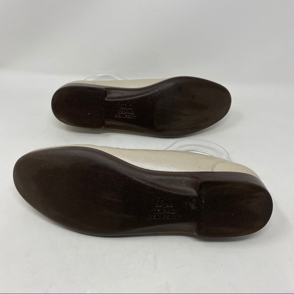 SAS 8.5 Leather Ivory Pearlized Comfort Shoes - Picture 3 of 6